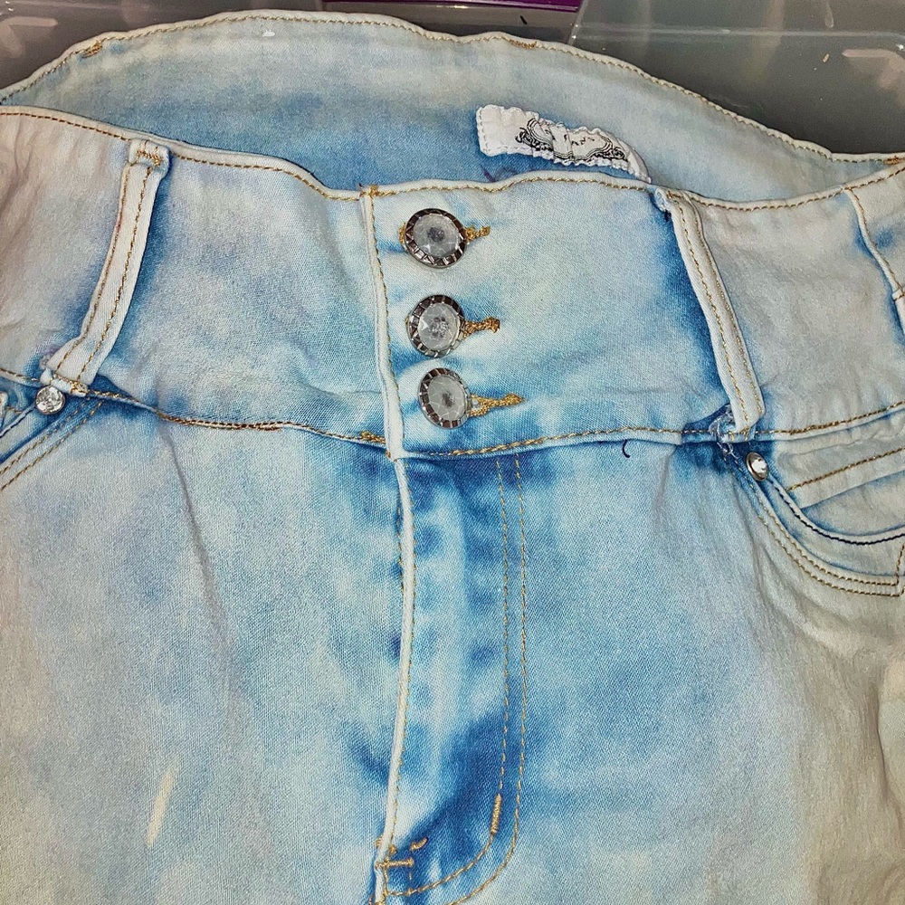 Mi Jeans Light Blue Wash Size 11 Jr View 3